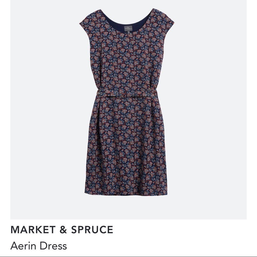 Stitchfix Market & Spruce Dress with Tie Belt
